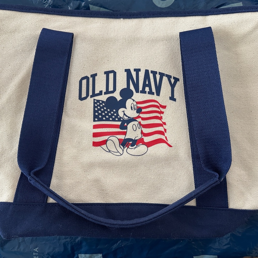 Old Navy x Disney Americana Collection - Mickey Mouse Flag Tote